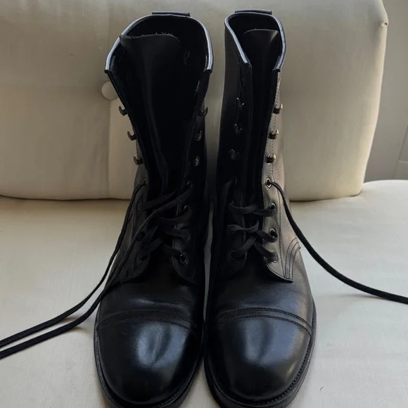 Tom Ford Black Leather Men's Boots-like new! - Picture 1 of 5